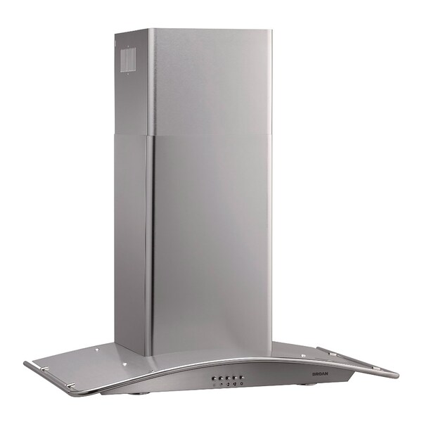 Broan-Nutone 36-in. Arched Canopy Chimney Wall Mount Range Hood with 450 CFM Air Flow, Halogen Lighting B5736SS - main
